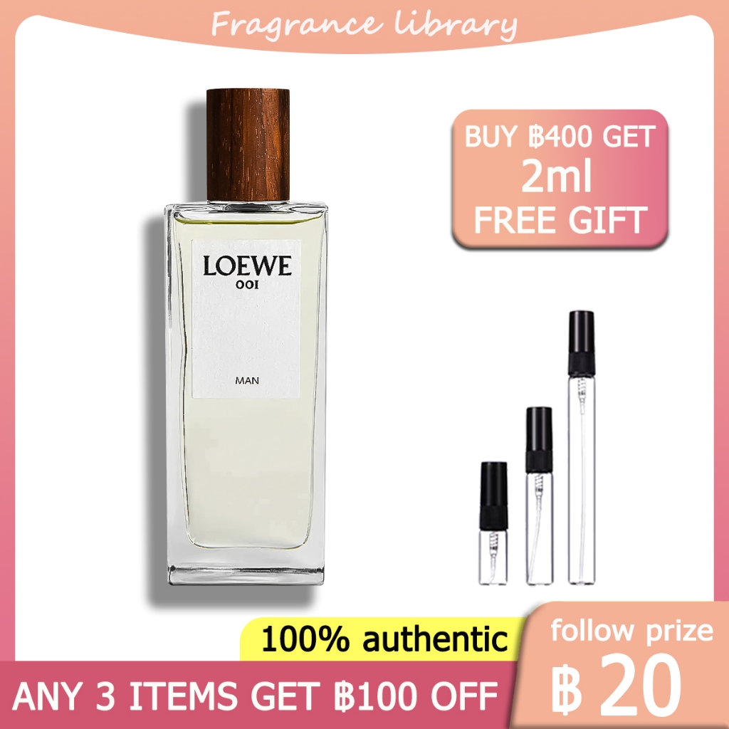 [100%ของแท้ ] 001 Man EDT 2ml/5ml/10ml น้ําหอมชาย