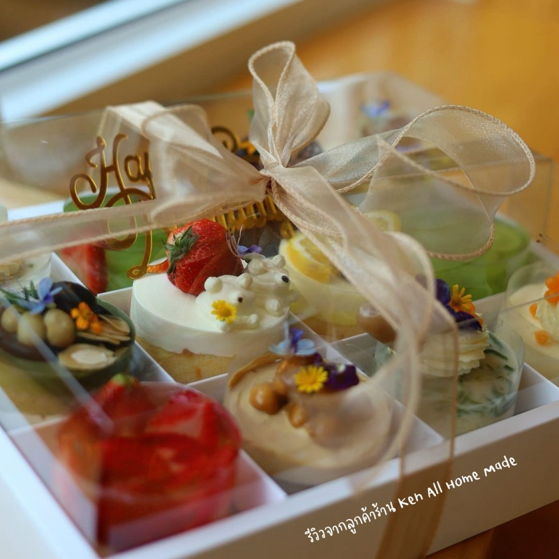 *ไม่รวมริบบิ้น* กล่องขนมสีขาวฝาใสทรงสูง แบ่ง 12 ช่อง ( ภายในช่อง 7.5 cm ) นำช่องกั้นออกได้ - รูปที่ 3