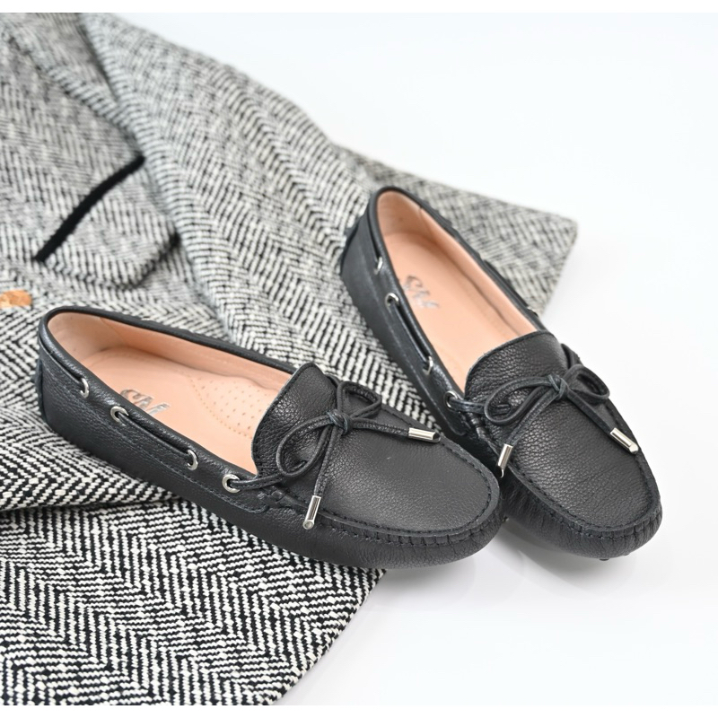 Soulmate Shoes รองเท้าหนังแท้ Mellow Mate in Black