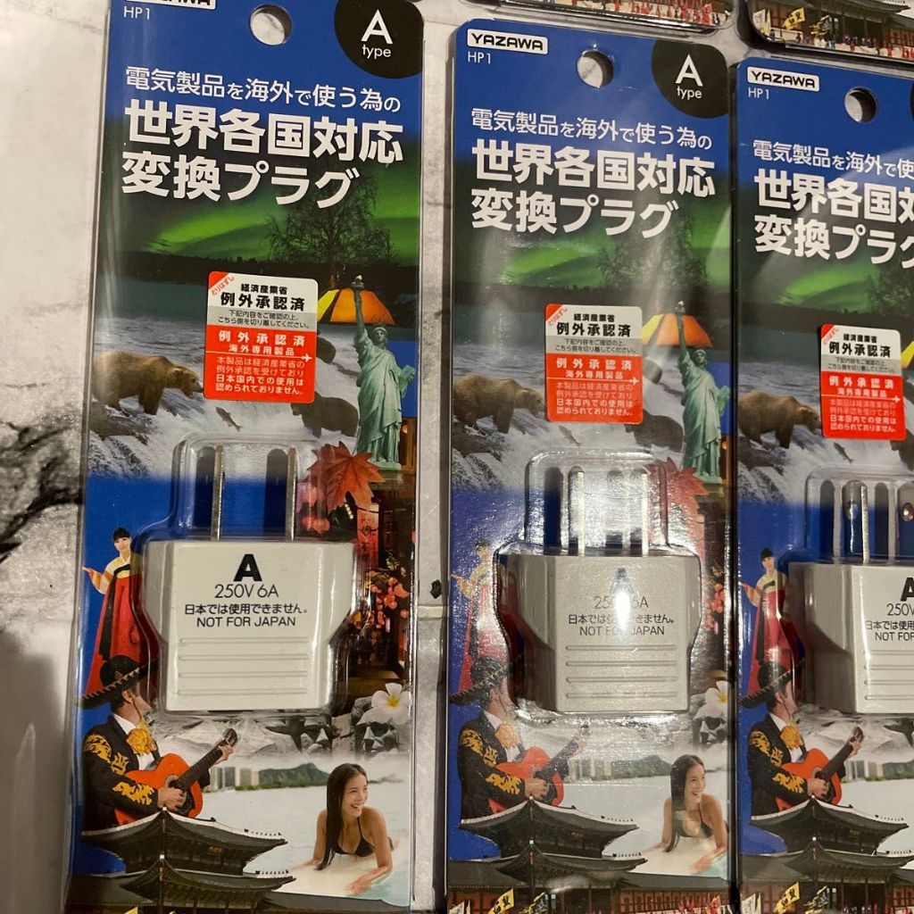 YAZAWA Overseas Power Plug