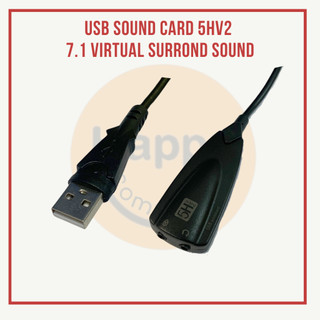 [พร้อมส่ง] ยูเอสบีซาวน์การ์ด USB Sound Card 5HV2 7.1 Virtual Surround Sound