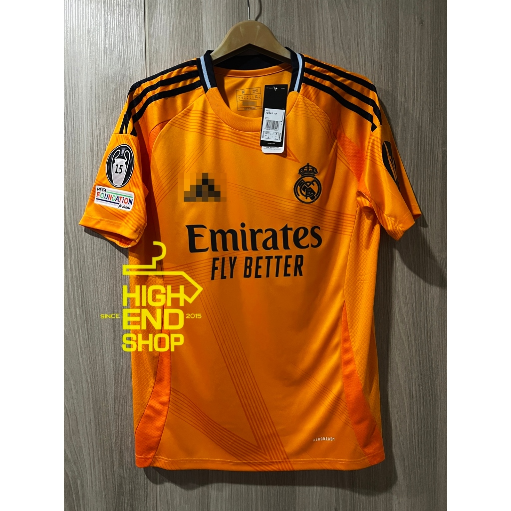 ใหม่ล่าสุด!! 2024/25 เสื้อบอล [เกรดแฟนบอล] เรอัล มาดริด Away เยือน เสื้อเปล่า หรือ พร้อมอามและเบอร์ชื่อ