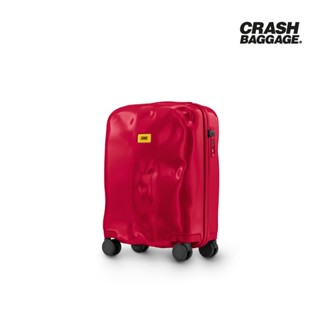 CRASH BAGGAGE กระเป๋าเดินทาง รุ่น TONE ON TONE สีแดง ขนาด 21…