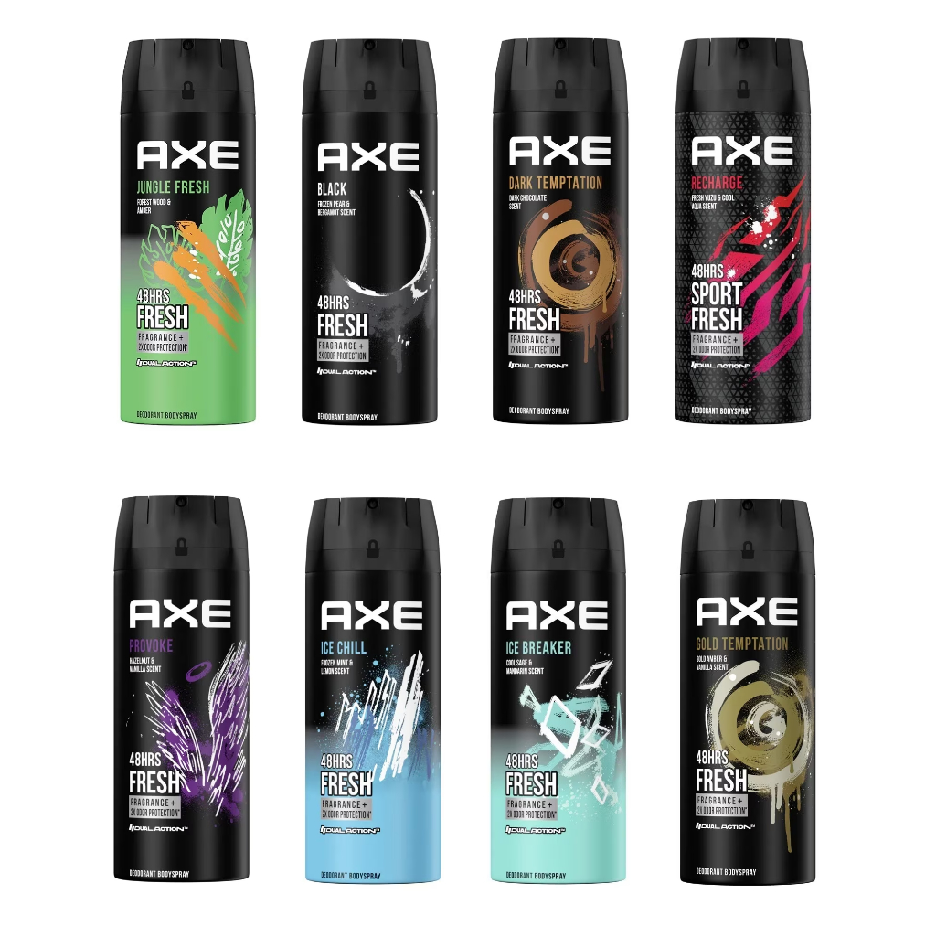 ดีโอ บอดี้ สเปรย์ แอ๊กซ์ AXE DEODORANT BODY SPRAY 135 มล.