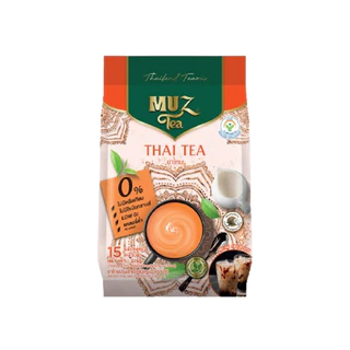 MuZ 3in1 Thai Tea Mix มัช ชานม ชาไทย ปรุงสำเร็จชนิดผง 25g. x 15ซอง (2แพค)
