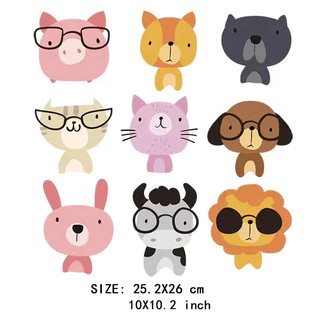 ตัวรีดร้อนติดเสื้อ DIY Patches 159).196 สัตว์น่ารัก รถ เรือ เครื่องบิน สำหรับเสื้อผ้าเด็ก