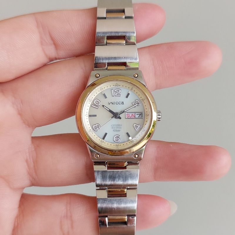 นาฬิกา Citizen Wicca Eco-drive Lady มือสองของแท้100%