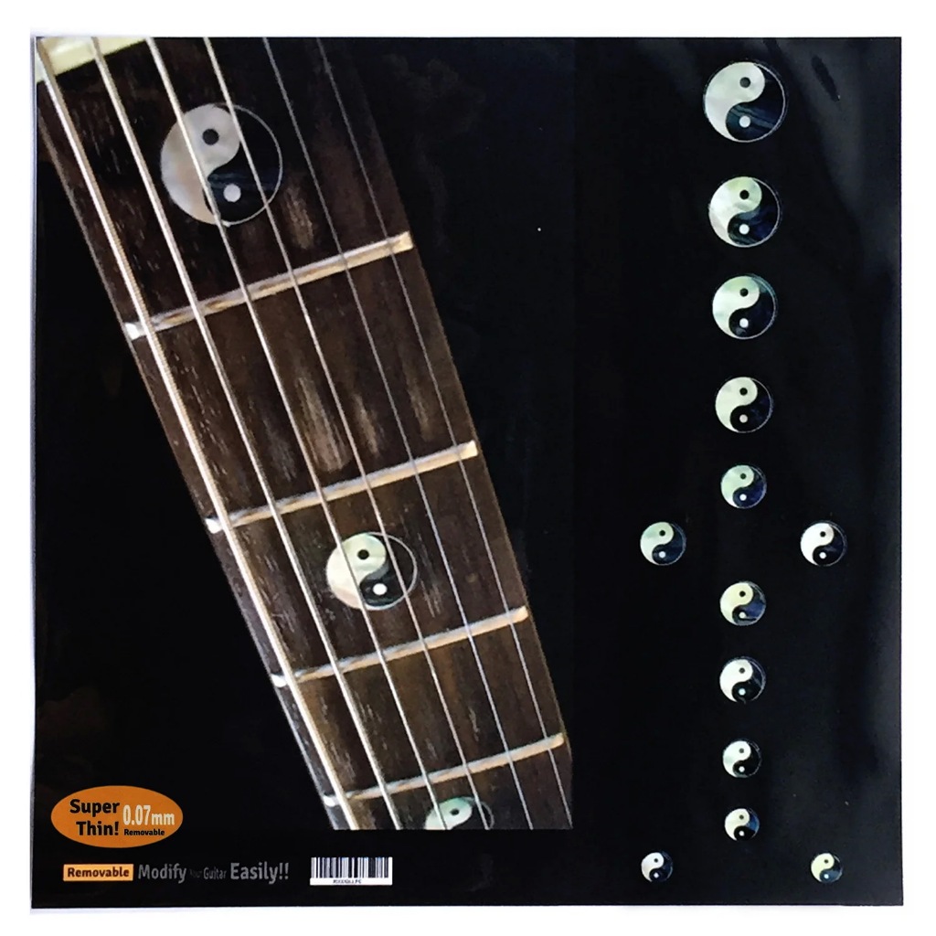Yin & Yang Inlay Sticker for Guitar / Bass