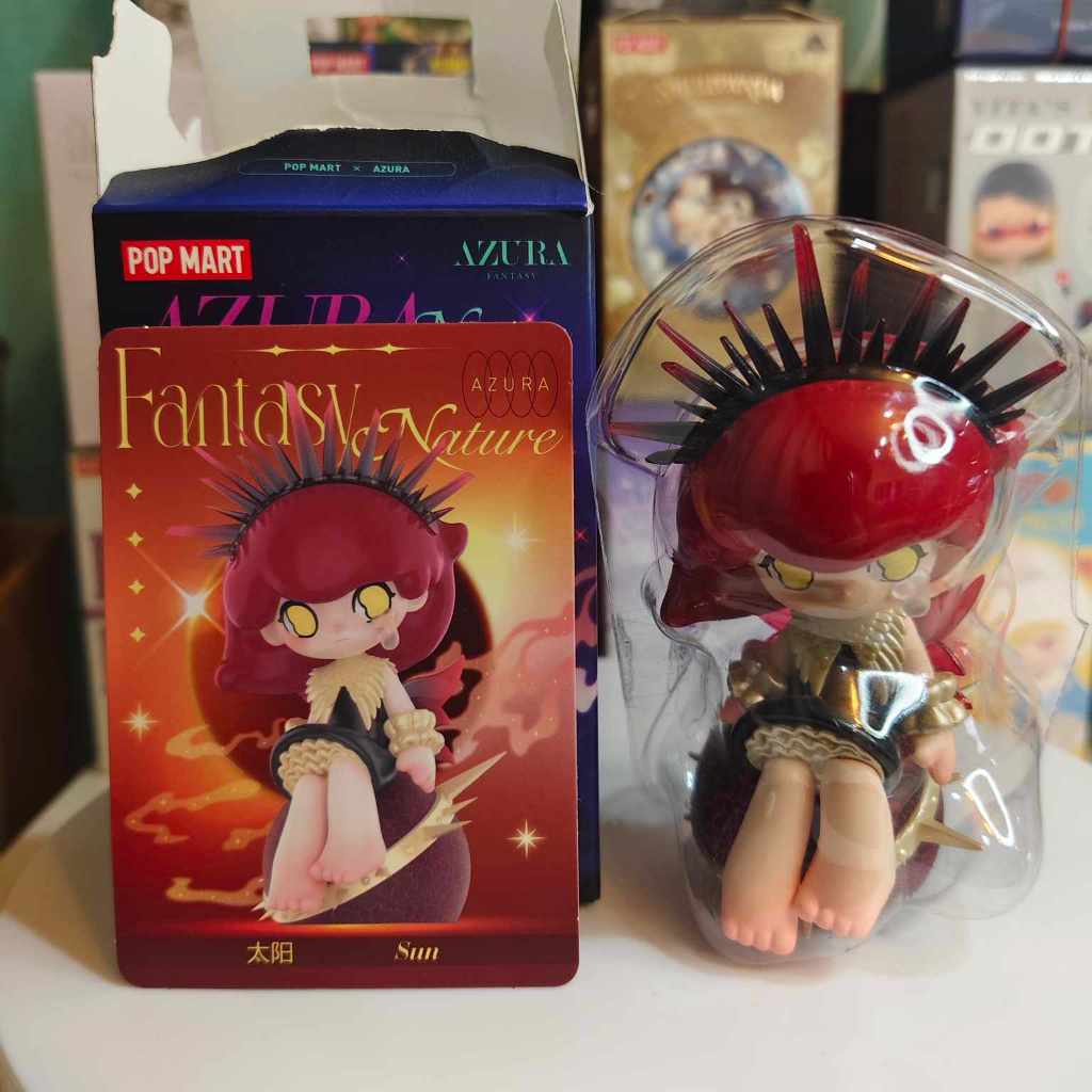 พร้อมส่งจากไทย แกะเช็คตัว ของแท้ 100% พร้อมกล่องและการ์ด Art Toy Pop Mart Azura Sun Fantasy Nature
