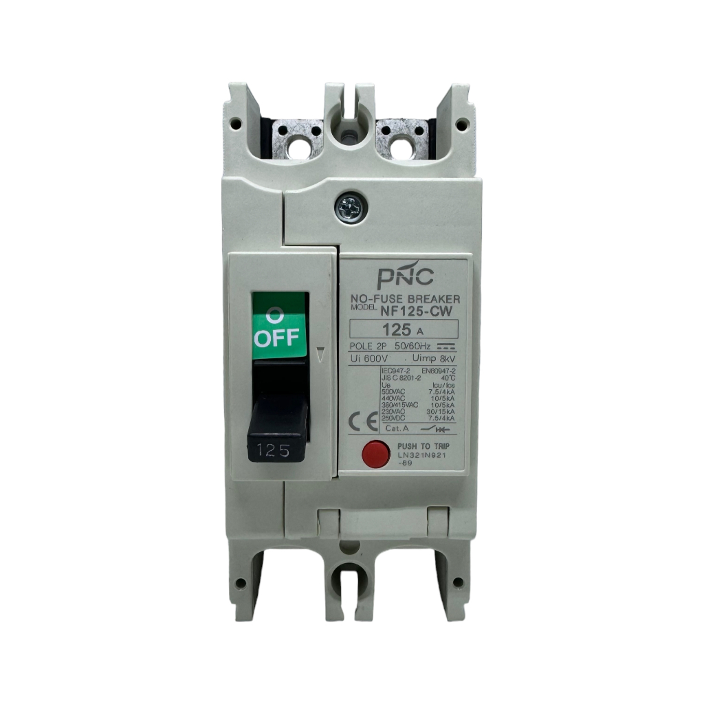 เบรกเกอร์ NF125-CW 2P 80A , 100A , 125A MCCB