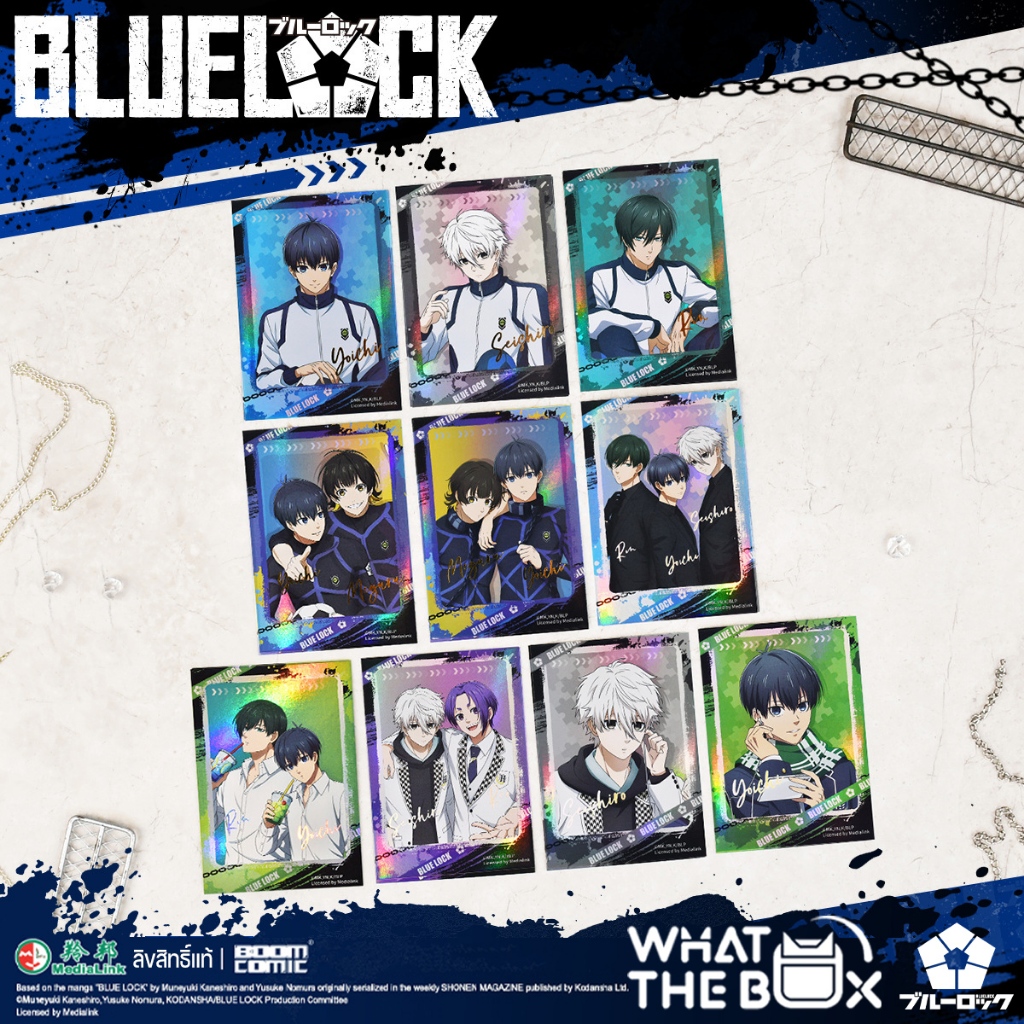 โพลารอยด์ บลูล็อค ลิขสิทธิ์แท้ Blue Lock บลูล็อค 10 สไตล์ อิซากิ นางิ
