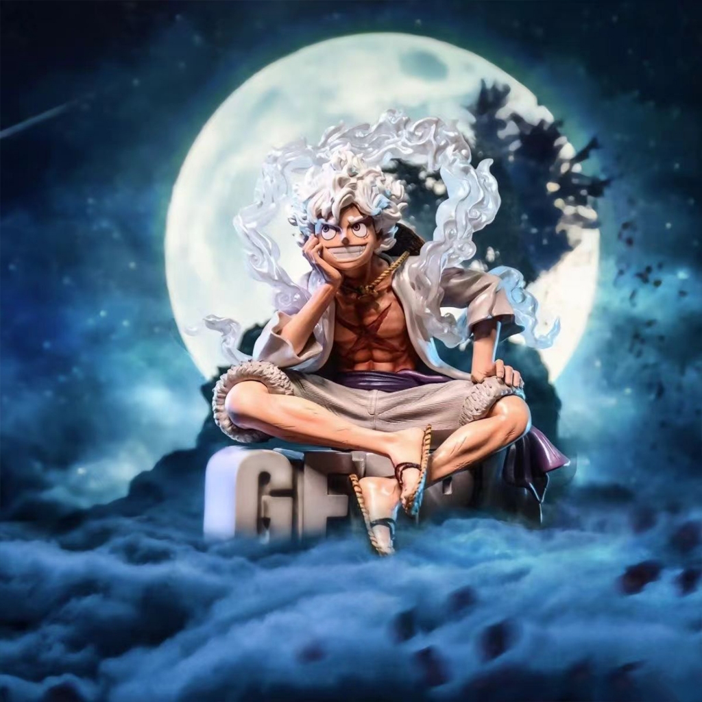 One Piece GK ห้าเกียร์ Sun God Thunder Nika แบบฟอร์มMonkey D. Luffyอะนิเมะ Handmade เครื่องประดับให้แฟนหนุ่มของขวัญวันเก