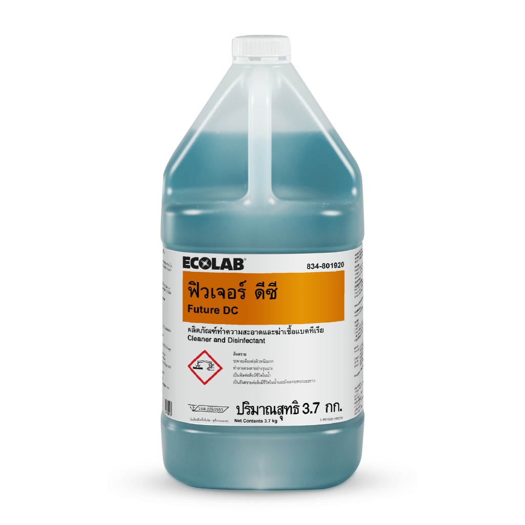 Future DC ผลิตภัณฑ์ทำความสะอาดและฆ่าเชื้อแบคทีเรีย 3.8 ลิตร