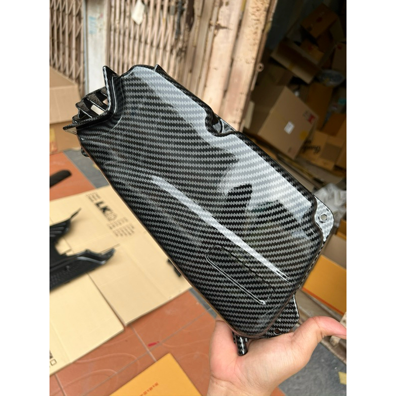ครอบกรองอากาศ(พร้อมส่ง)ศูนย์Giorno 125 ทำเคฟล่าเปลือกแท้ศูนย์ Honda 100% เงาสุดๆแล็คเกอร์ 2kเคฟล่า5D - รูปที่ 2