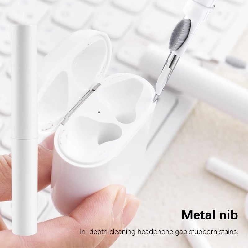 ของแท้จากญี่ปุ่น ปากกาทำความสะอาดชุดหูฟัง Airpods Cleaning Pen สามารถเข้าถึงในจุดที่ยากทำความสะอาด สินค้าพร้อมส่งจากไทย