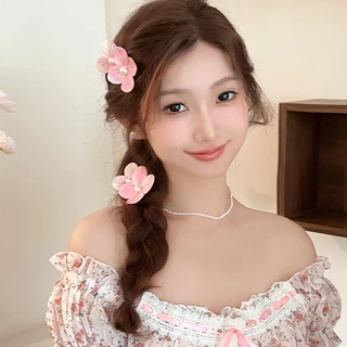COD-ในไทย💖1บาท กิ๊บหนีบผม รูปผีเสื้อดอกไม้ ประดับไข่มุก คลิปด้านข้าง น่ารักหวาน สไตล์โมเดิร์น วันหยุดพักผ่อน ริมทะเล-Kri
