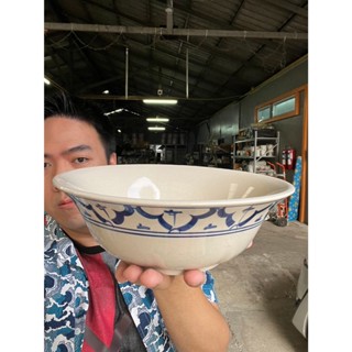 ชามเซรามิค 9 นิ้ว ลายไทยสัปปะรด ออกใบกำกับภาษีได้ เข้าไมโครเ…