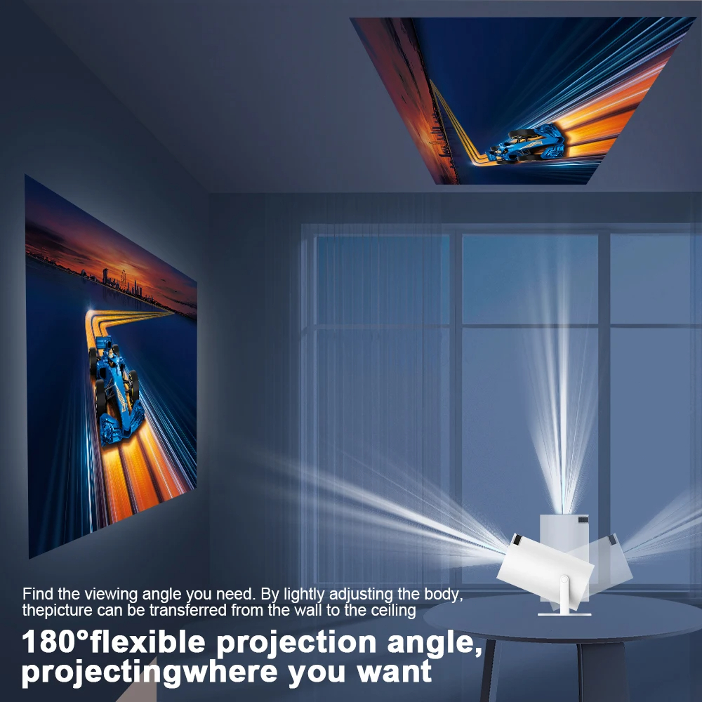 xiaomi โปรเจคเตอร์HY300 Pro 4K iPhone / Android11 projector Dual WiFi6 260 H713 BT5.0 1080P 1280*720Pโฮมเธียเตอร์ ราคา ถูกที่สุด ดีลบีเคเค แกลเลอรีภาพที่ 7