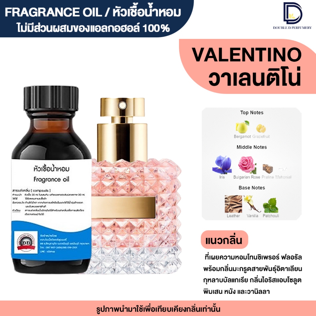 หัวเชื้อน้ำหอมกลิ่น วาเลนติโน่ (VALENTINO)
