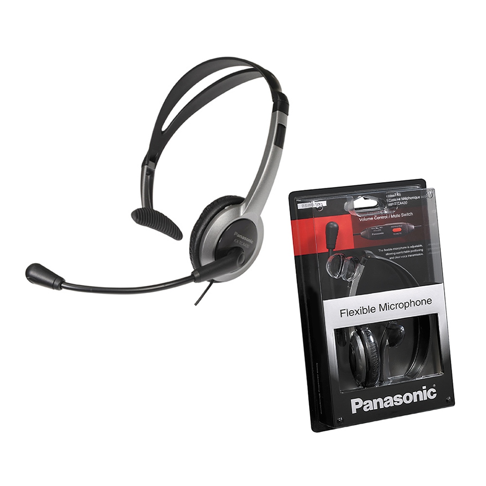 Panasonic Headset RP-TCA430E Jack 2.5 mm หูฟังครอบหู ช่องต่อหูฟัง 2.5 มม. น้ำหนักเบา พกพาสะดวก พับได้