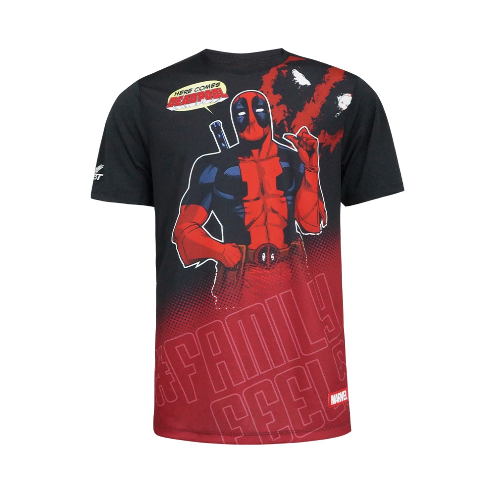 FBT x MARVEL เสื้อคอกลมลาย Deadpool รหัส D2T226