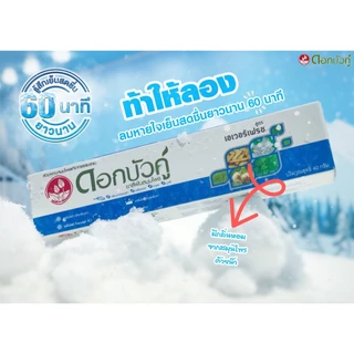 ดอกบัวคู่ ยาสีฟันสูตรเอเวอร์เฟรช 150 กรัม 1 ชิ้น
