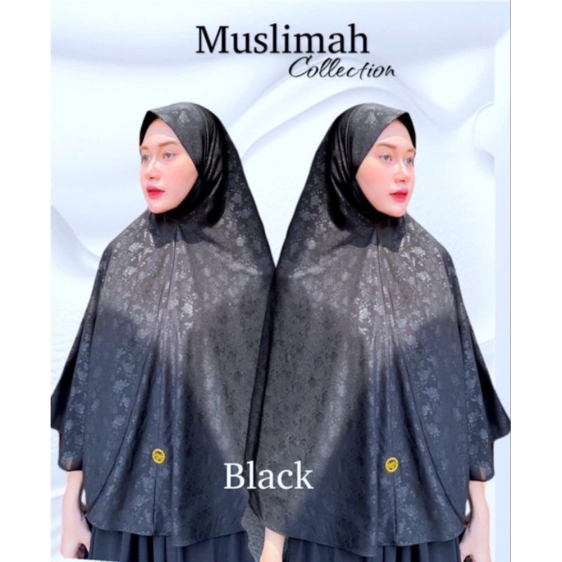 ฮิญาบสวมสำเร็จ ลายอัดนูน XL  (ทรงกลม)