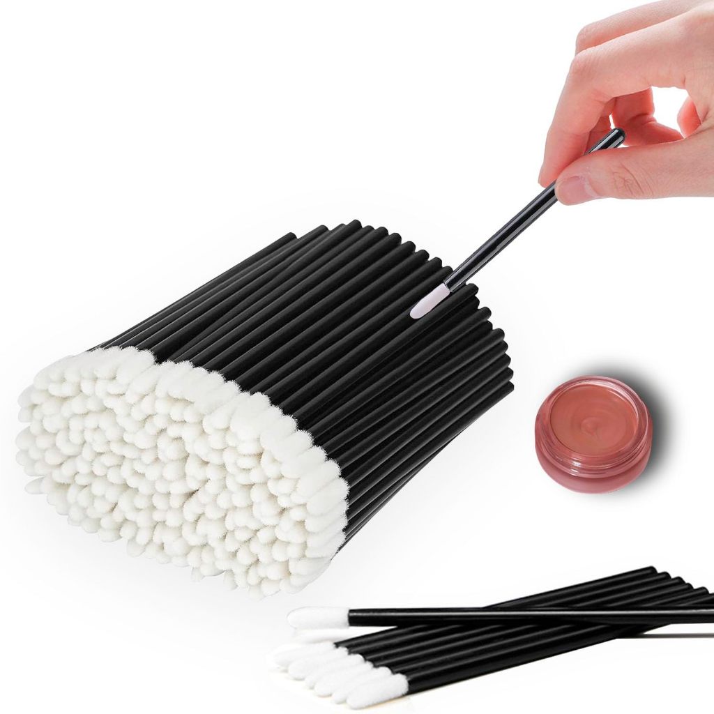 50 ชิ้น แปรงลิปกลอส แบบใช้แล้วทิ้ง ชุดแปรงแต่งหน้ามาสคาร่าลิปสติกลิปกลอส