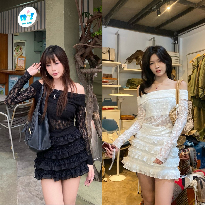 SISSOEUR : Perfora skirt (กระโปรง)