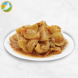 [ซื้อ1แถม1] ยำผักกาดดองปรุงรส ผสมน้ำมันงา ตรานกพิราบ แพ็ค 4 ซอง