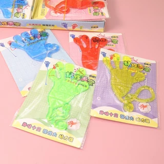 มือหนึบ ของเล่นแปะผนัง มือแปะ หนึบหนับ Sticky Palm ของเล่นคลายเครียด สุ่มสี