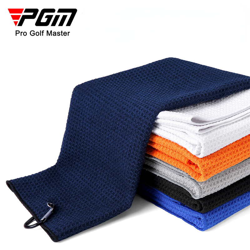 ผ้าเช็ดทำความสะอาดอุปกรณ์กอล์ฟ PGM มาพร้อมตะขอแขวน (ZP041) Multipurpose cleaning cloth