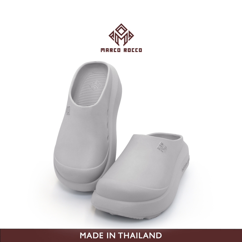 Marco Rocco รองเท้าแตะแบบสวม แฟชั่นผู้หญิง EVA พื้นหนากันลื่น พื้นนุ่ม MR8017 ้เสริมส้นเท้าได้ดี