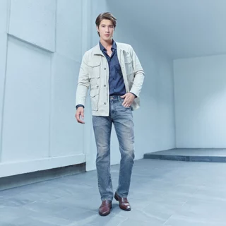 GQ Cool Tech™ Jeans - กางเกงยีนส์ยีนส์ ทรงกระบอกเล็ก Straight