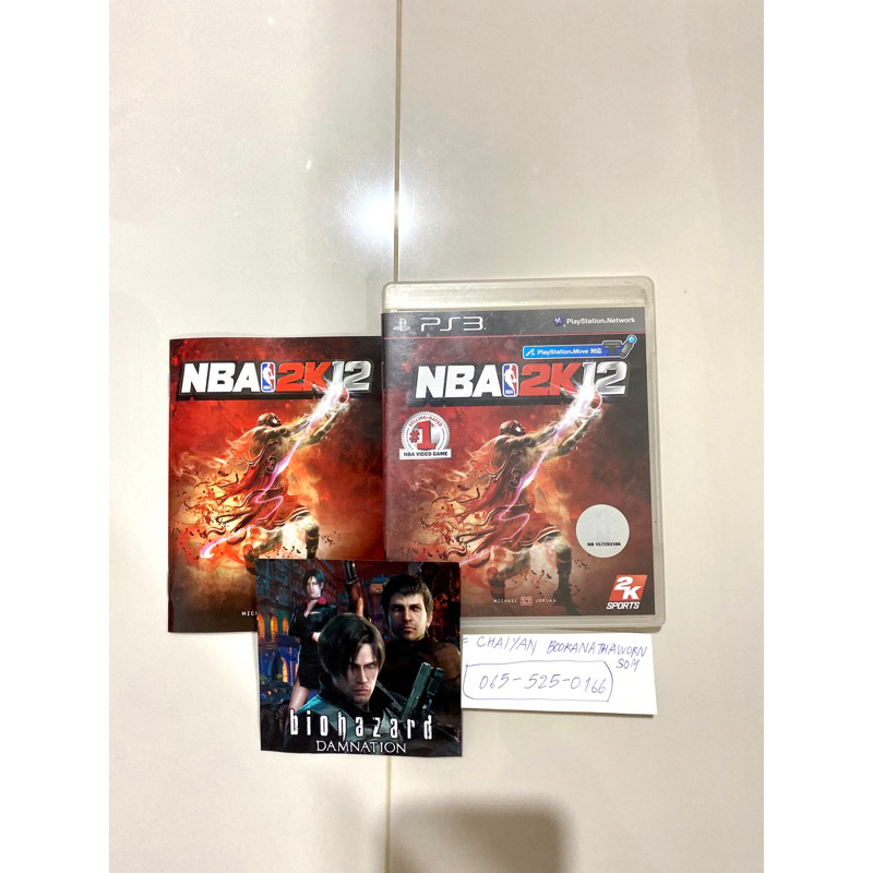 NBA 2K12 Ps3 game แผ่นเกมส์บาสเกตบอล NBA ภาษาอังกฤษ