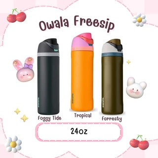 (พร้อมส่ง ของแท้100%นำเข้า🇺🇲) Owala freesip 24oz/32oz/40oz ขวดน้ำเก็บความเย็น