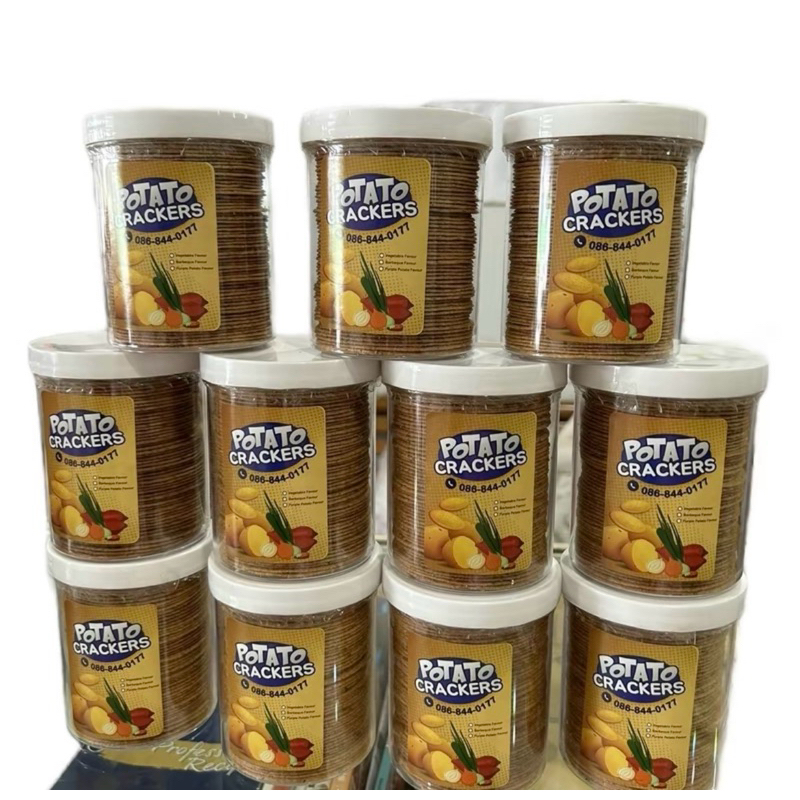 potato crackers แครกเกอร์มันฝรั่งอบกรอบรสผัก