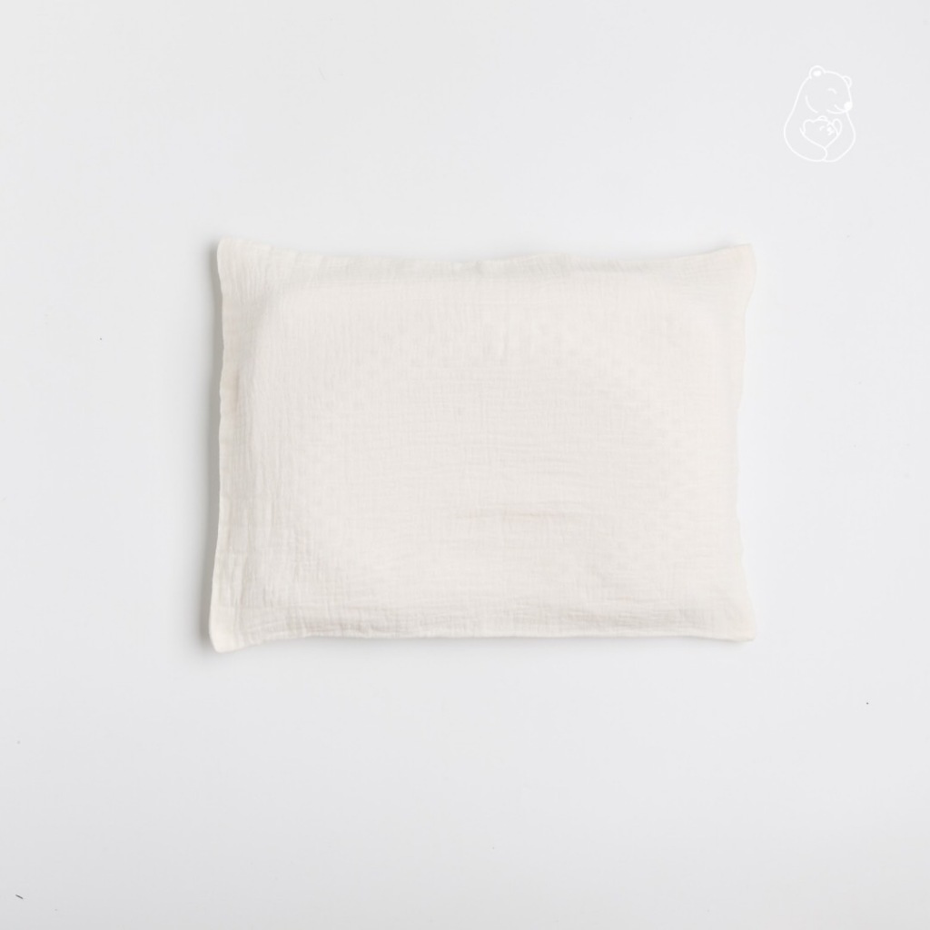 Cali ปลอกหมอน ผ้ามัสลินทอ เส้นใยธรรมชาติ สีพาสเทล ขนาด 29*40 cm *ป้าย Cali Baby