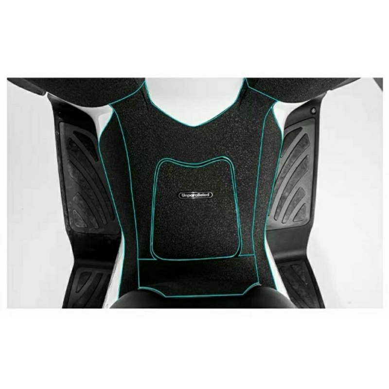 สติกเกอร์ยาง pvc แบบหนาอย่างดี ฝาถังน้ำมัน Zontes 350E