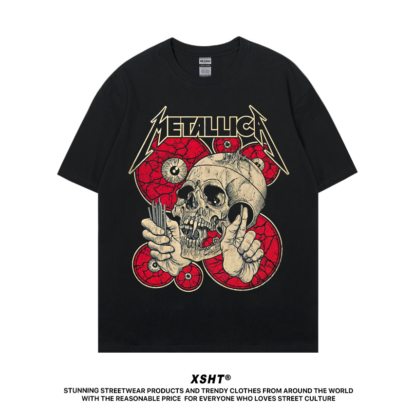 🔥พร้อมส่ง🔥 เสื้อ Metallica Skull Tee - Black (สีดำ) by XSHT