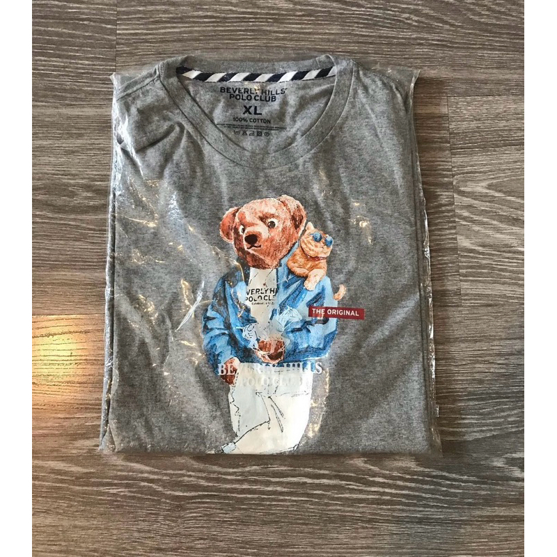 Beveryhill Polo Club t-shirt L,Xl ลายหายาก‼️แท้ซื้อจากเซ็นทรัลลาดพร้าว‼️