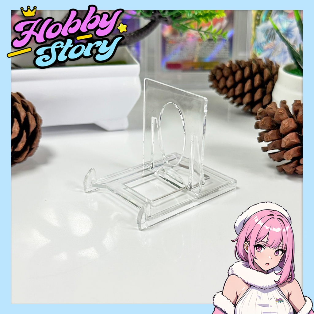 HOBBYSTORY ขาตั้งการ์ดแบบปรับได้ ขาตั้งการ์ดประกอบ สำหรับกรอบแม่เหล็กและ mini snap