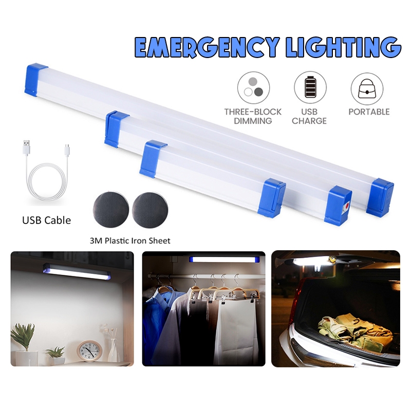 หลอดไฟLEDไร้สาย ไฟฉุกเฉิน3โหมดพกพา80W/60W/30Wหลอดไฟ ติดกำแพง หลอดไฟแขวน ชาร์จUSB LED