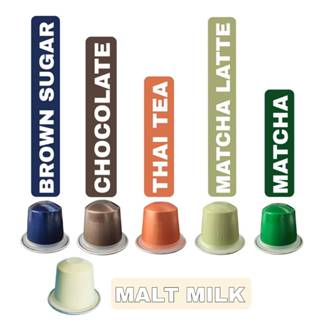 Macha/Thai Tea/Chocolate/Malt Milk สำหรับเครื่อง Nespresso จ…