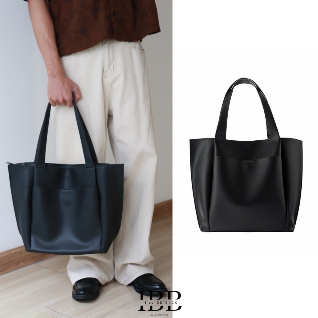 IBB ROMAN TOTE BAG กระเป๋าใส่เอกสารวัสดุหนัง PUอย่างดีจุของได้เยอะมากๆ