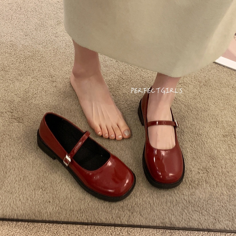 💖ส่งใน24ชม💖รองเท้าหนังเเมรี่เเจนหัวกลมสุดหวาน เหมาะกับการแต่งตัวหลากหลาย
