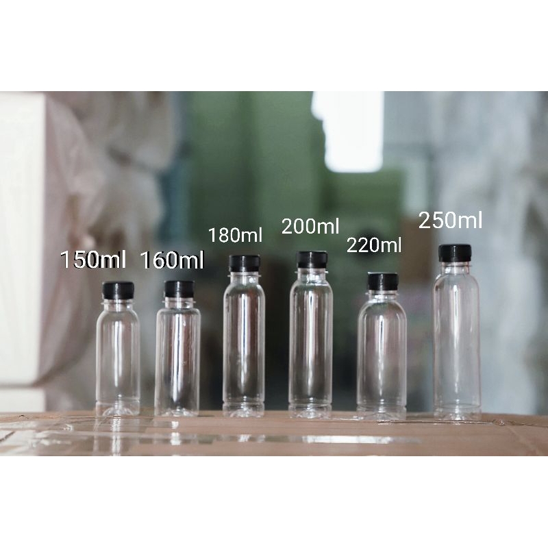 ขวดกลมสูง/กลมเรียบ150/160/180/200/220/250mlปาก30เนื้อpet150ชุดพร้อมฝา ราคา ถูกที่สุด ดีลบีเคเค แกลเลอรีภาพที่ 4