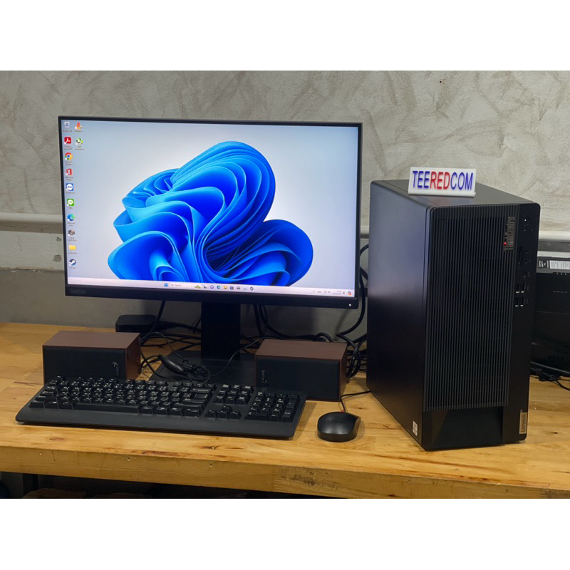 คอมชุด lenovo  ThinkCentre M90T คอม i5 gen 10 ram 16 g m.2 500g การ์ดจอเเยก4G  เล่นได้ทุกเกมส์ รับ w