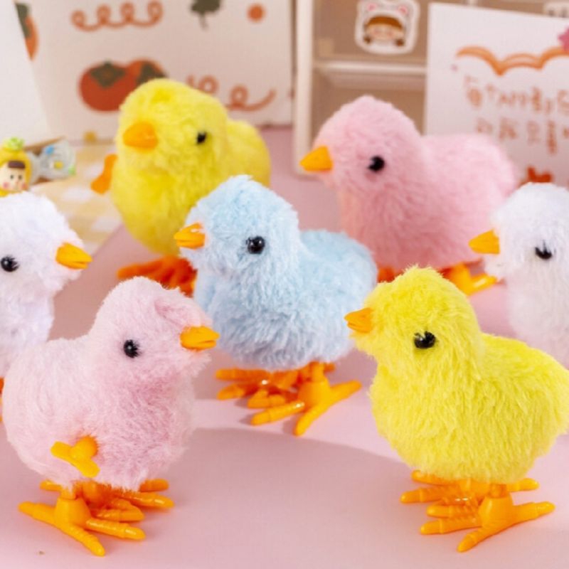 ลูกเจี๊ยบ ลูกไก่ไขลาน ของเล่นน่ารักๆ ( 2ตัว, 3ตัว, 5ตัว ) มีหลายสีให้เลือก