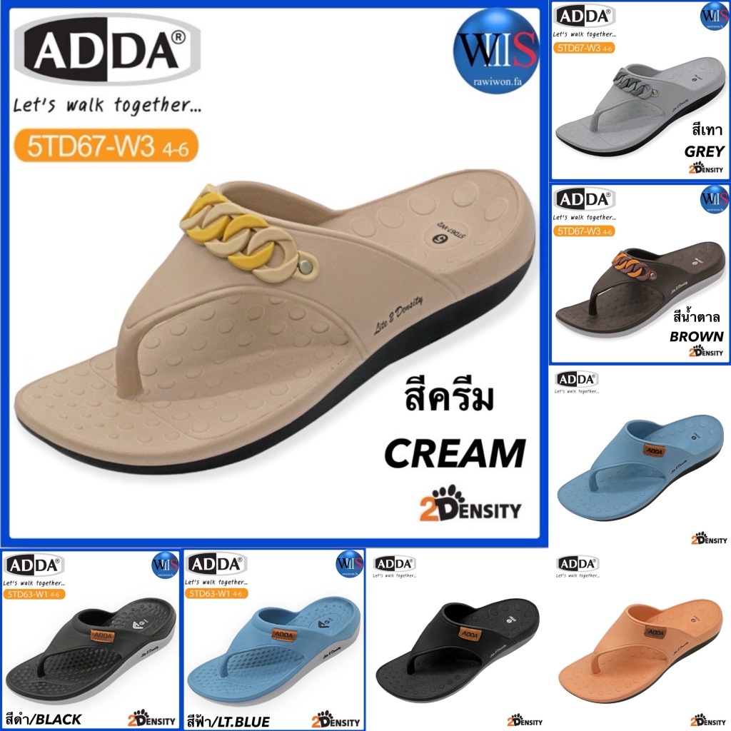 ADDA WOMENS รองเท้าสลิปเปอร์ รุ่น 5TD63-W1 // 5TD67-W1 // 5TD67-W3